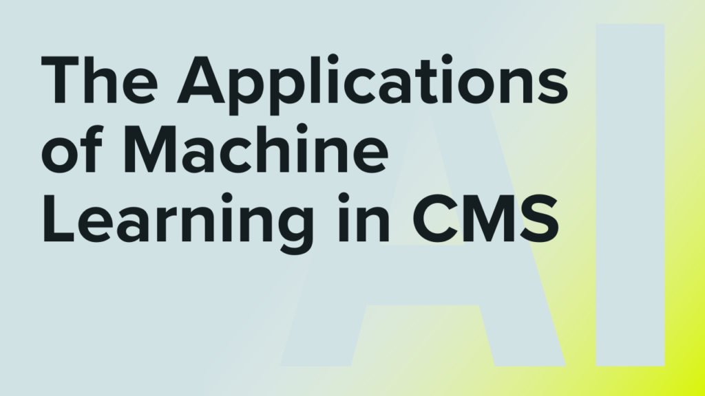 The Applications of Machine Learning in CMS