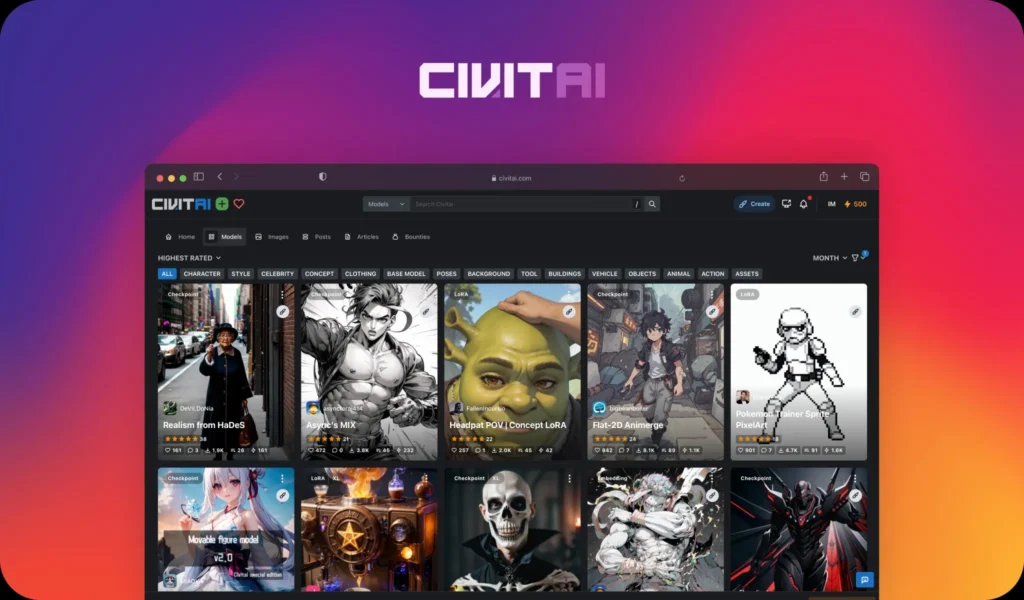 Civitai is a comprehensive repository for those passionate about AI art, particularly those specializing in Stable Diffusion models.