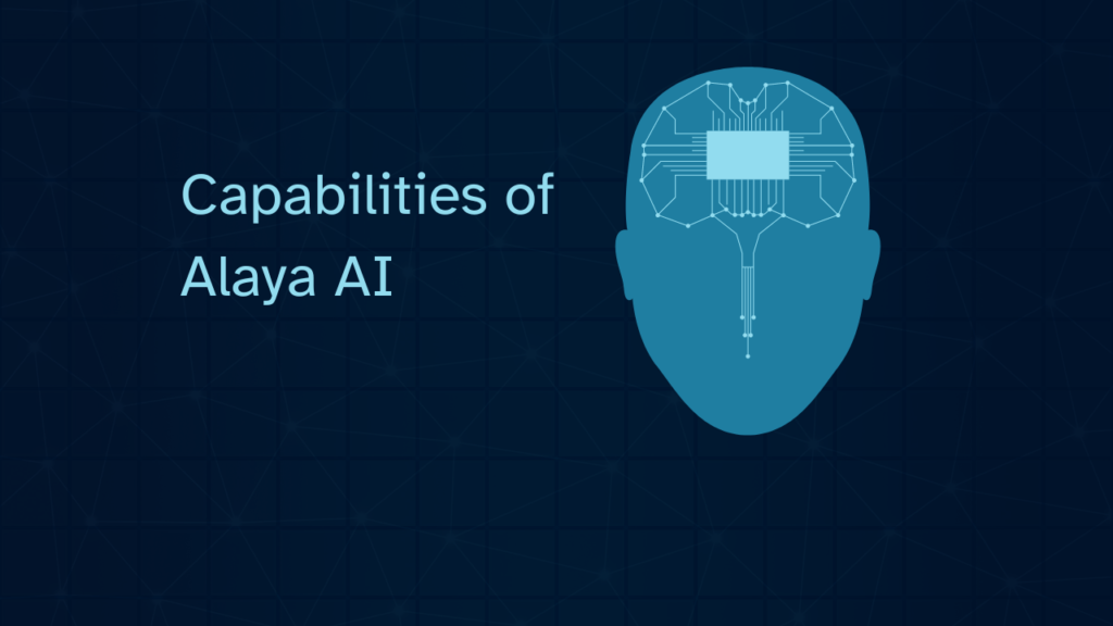 Capabilities of Alaya AI