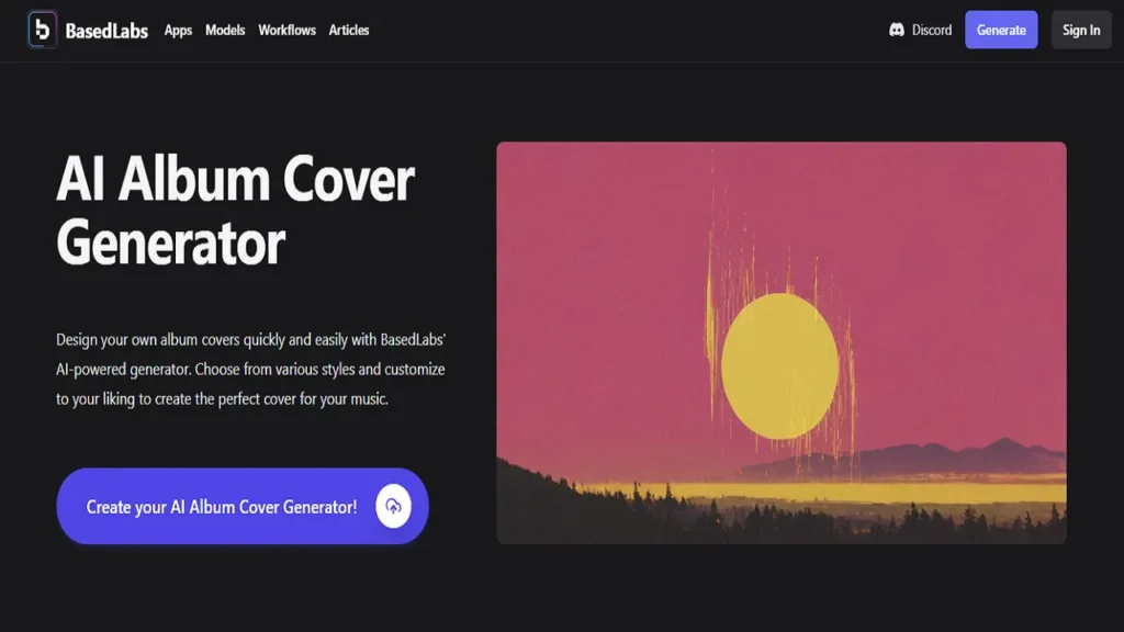 BasedLabs AI Album Cover Generators