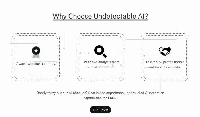 Benefits of Undetectable AI