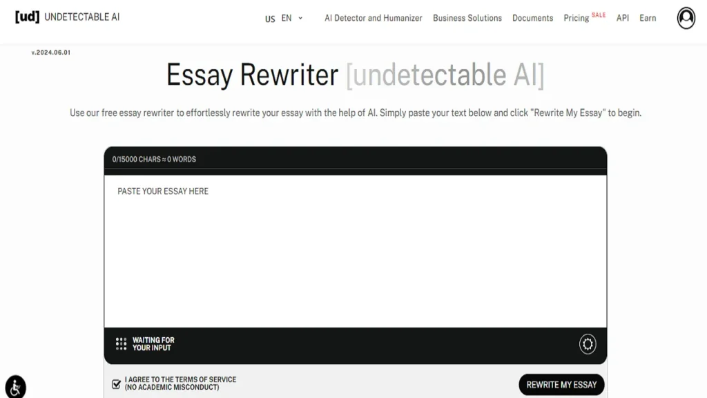 Undetectable AI Essay Rewriter