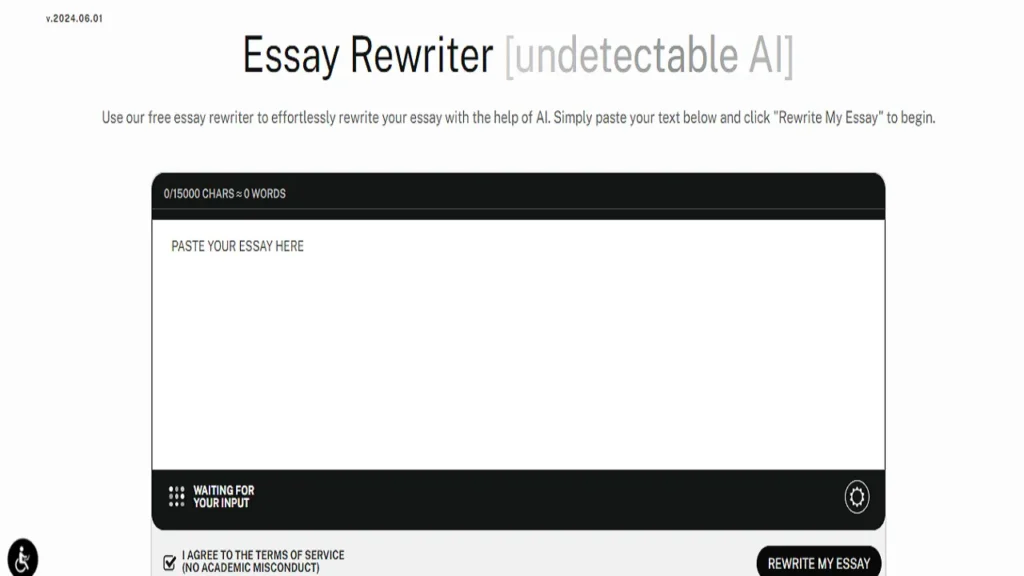 Undetectable AI Essay Rewriter