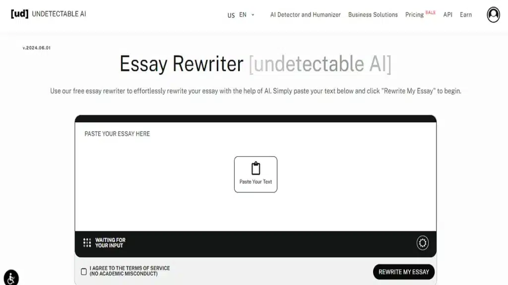 Undetectable AI Essay Rewriter