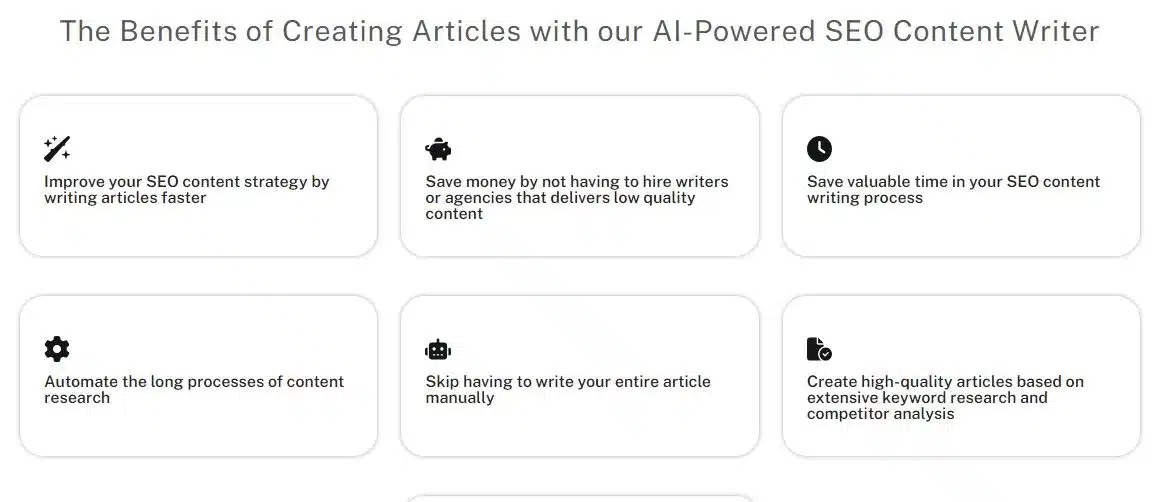 Benefits of Using Undetectable AI SEO Content Writer