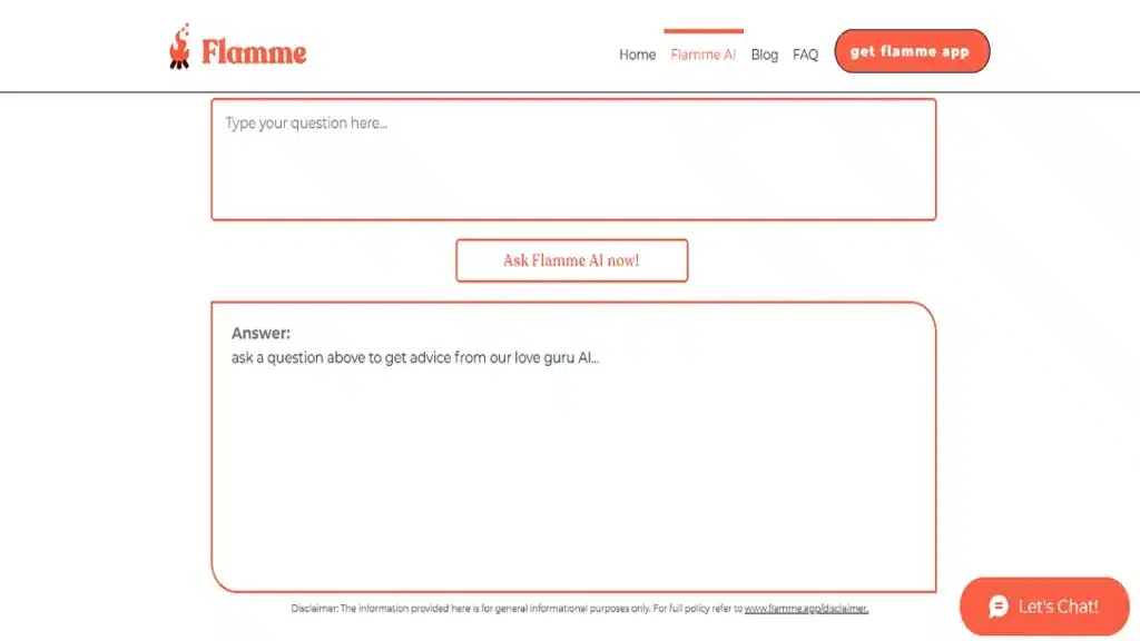 Flamme AI: Your Ultimate Advice AI