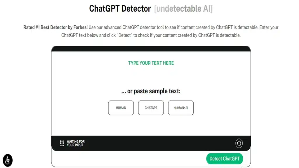 Undetectable AI ChatGPT Detector