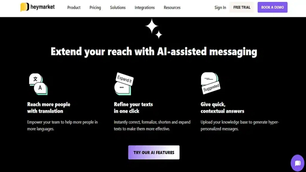 Heymarket AI Text For Messages