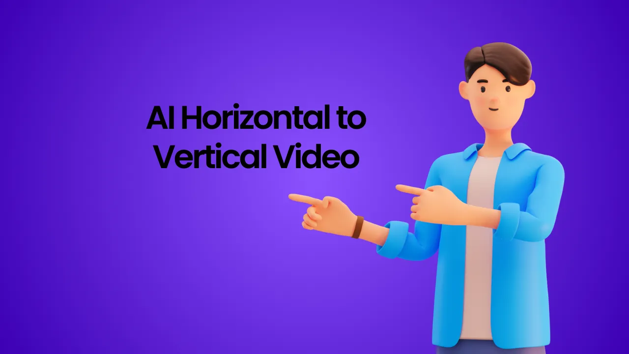 AI Horizontal to Vertical Video: Convert Horizontal Video to Portrait Video With AI