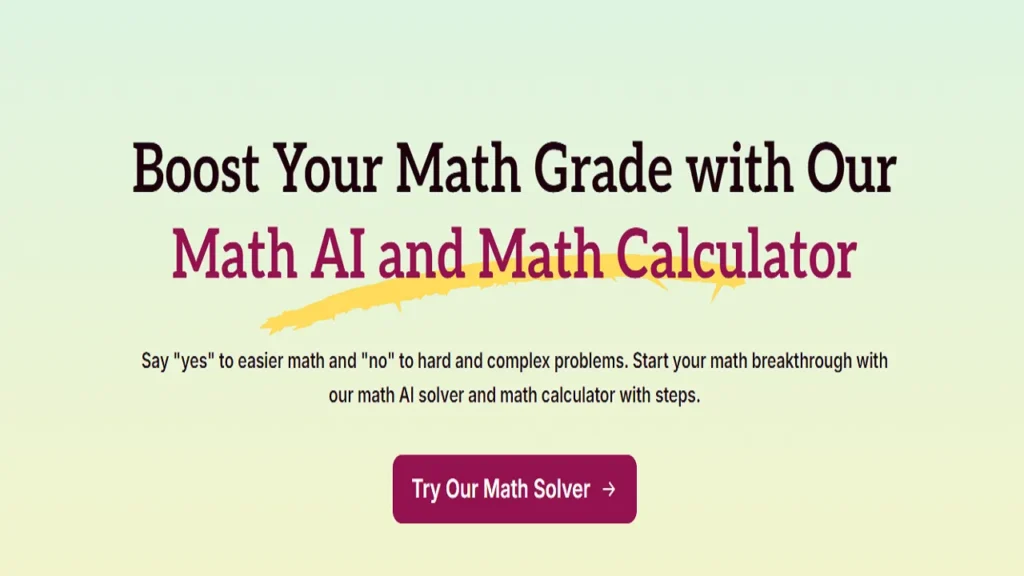 AI Math Solutions