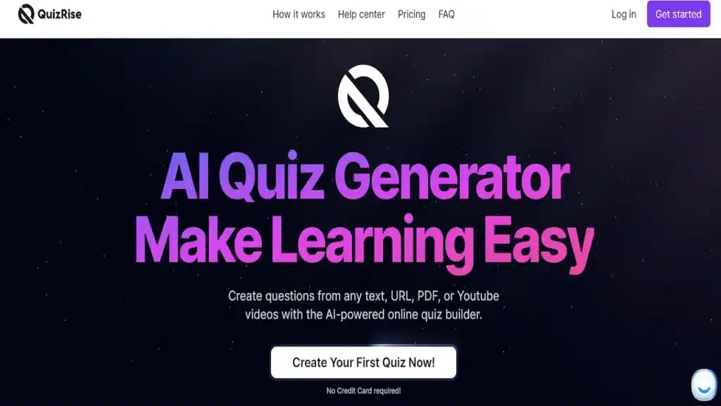 QuizRise AI Quiz Generator