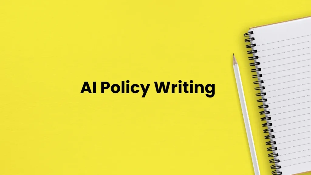 Using AI Policy Writing For Policy Research