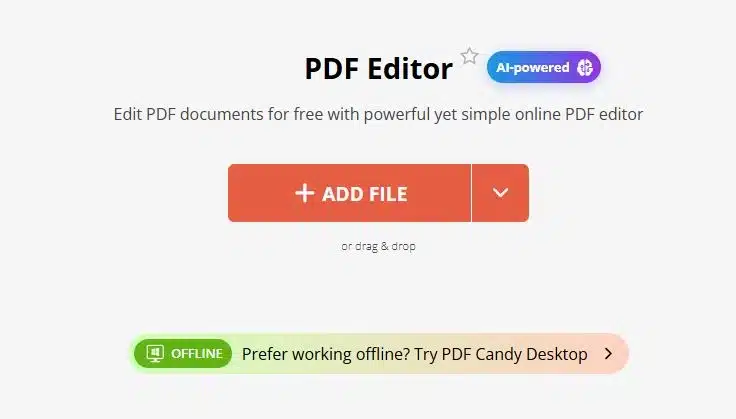 what is pdf candy editor?