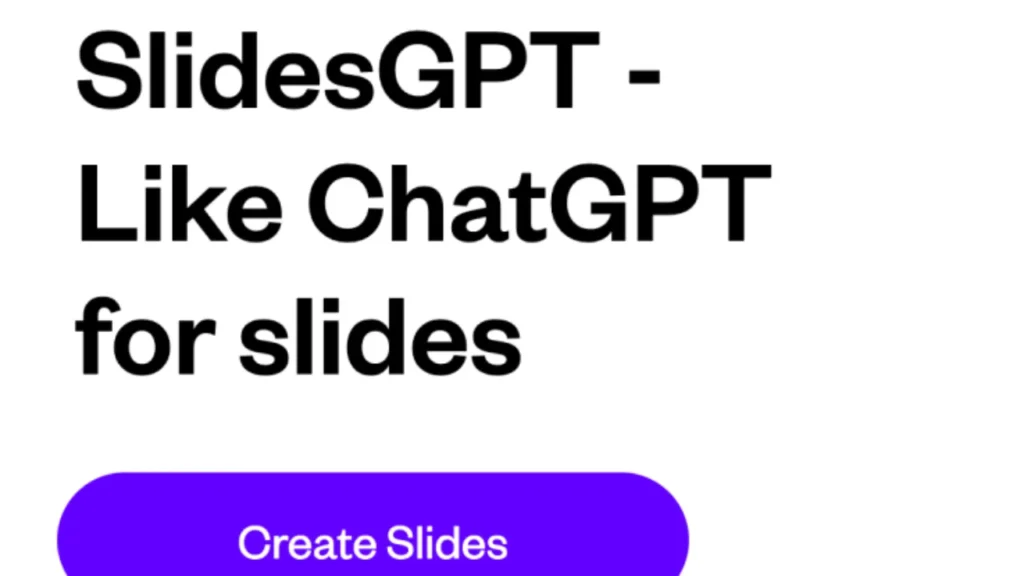 SlidesGPT AI Slide Generator