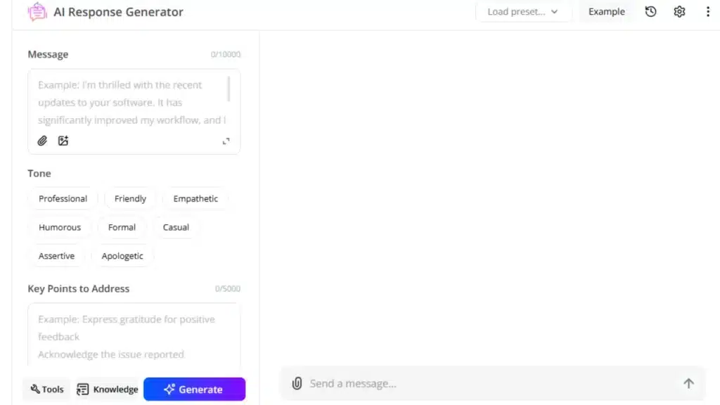 Toolsaday: All-in-One AI Response Solution