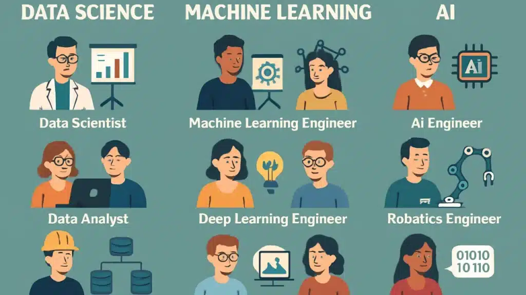 Various Job Titles Data Science Vs Machine Learning Vs AI